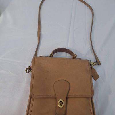 Original Cam Leather Coach Purse with Box No 0086 355