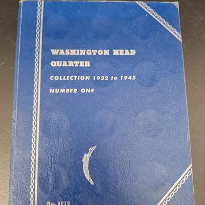 Silver Coin Lot - 30 Washington Head Quarters Collection 1932 to 1945