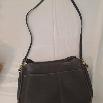 Vintage Leather Original Coach Black Purse NO 025 1156