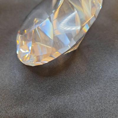 Large Clear Swarovski  Crystal Marked