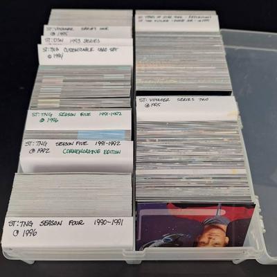 Large Lot # 2 of Star Trek Trading Cards Season 4 - 5  and more 