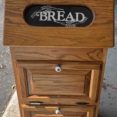 Wood Bread Cabinet