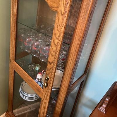 Wooden Glass Shelving Cabinet (2 of 2)