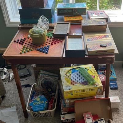 Vintage Board Games and Cards Lot