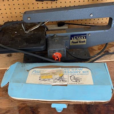 Montgomery Ward Powr Kraft Jig Saw