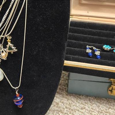 Sterling Silver Necklaces And Earrings 