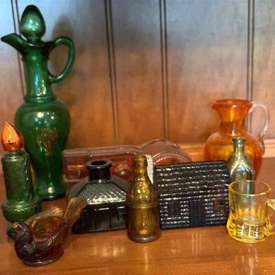 Assorted Colored Glass Lot