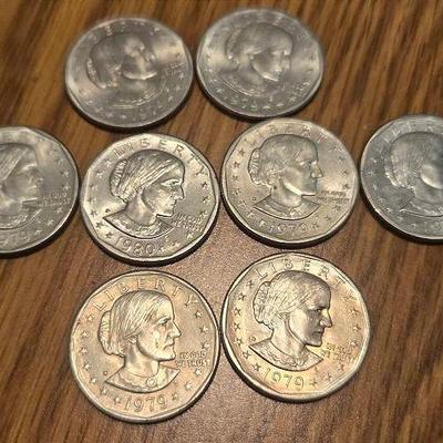 1979 Susan B. Anthony $1 Coins 