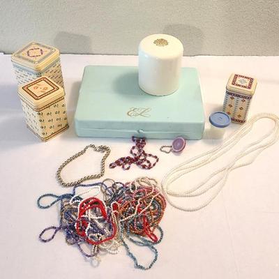 Vintage Ladies' Storage Boxes, Twist-a-Beads, Tupperware