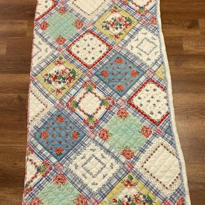 Quilted Curtain (single Panel) (36”x80”)