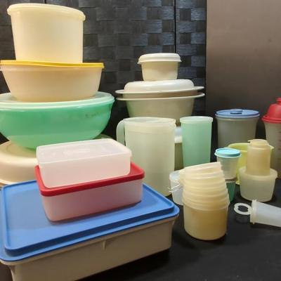 Large Collection of Tupperware - Many Sizes and Shapes, Older and Newer