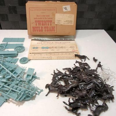 Exact Scale  Model Of The Famous Mule Team & History Behind Your Scale Model