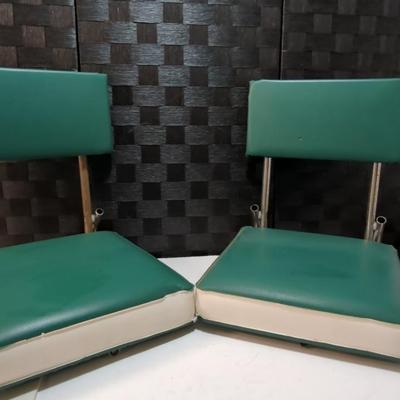 Padded Green Stadium Seats 