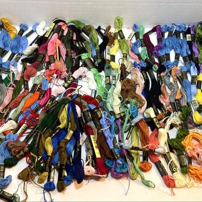 Embroidery Floss Lot 1: Mostly DMC And J&P Coats