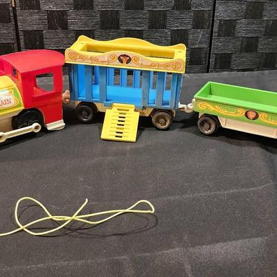 1970's Fisher Price 991 Circus Train (3 Pieces)
