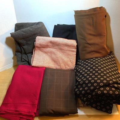 Fabrics - Neutrals & Red 