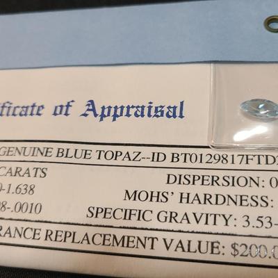 2.29 Carats Blue Topaz