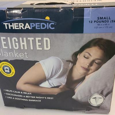 Therapeutic Weighted Blanket (12lbs), 48x68, Seems To Be New In Box