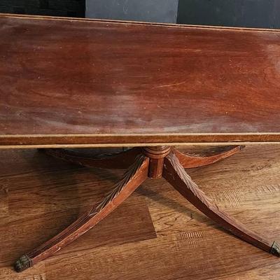 34”L x 19”W x 17”H Vintage Mersman Low Coffee/Side Table