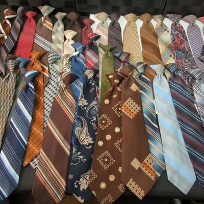 Variety Of Clip On Ties Wemlon,The American Edition,Joske,, The Mans shop In Taylor Tx...Other Names