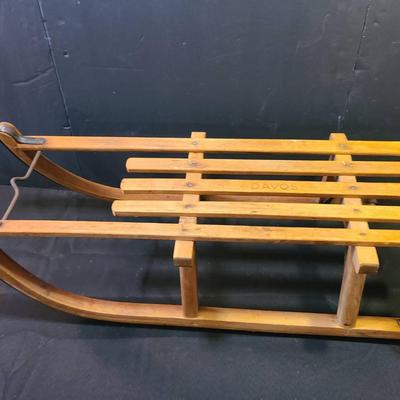 Wooden DAVOS Snow Sled