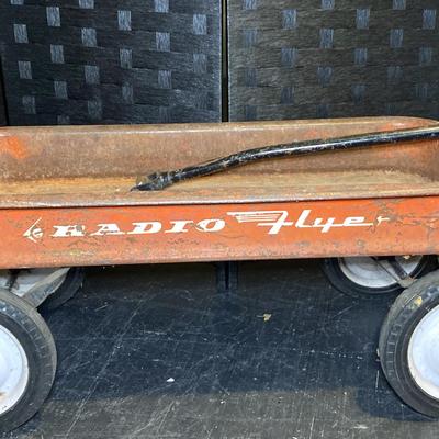 Older Radio Flyer Wagon (15”x36”x17”) (needs A Bolt To Attach Handle), Needs Cleaning 
