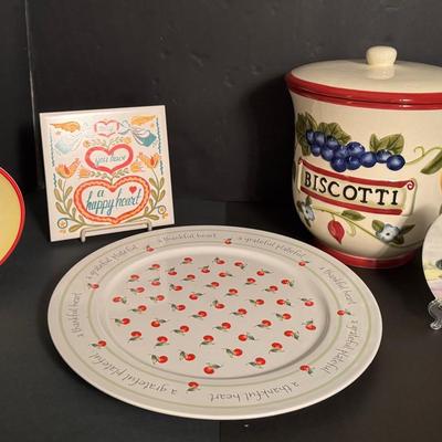 Exclusive Nonni’s Biscotti Jar And Other Tableware