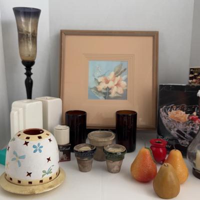 Mixed Lot Candles and Holders