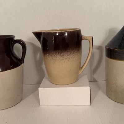 Stoneware Pitchers And Jug