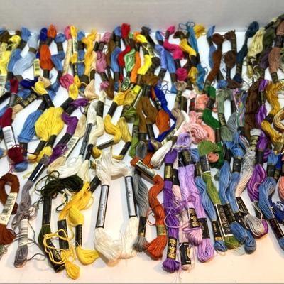 Embroidery Floss Lot 2: DMC, J&P Coats, Talon, Cross Stitch & Needlwork