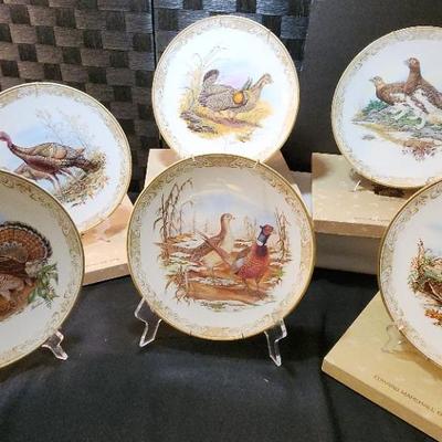 Plate Collection By The Boehm Studios - Gamebirds of North America Series