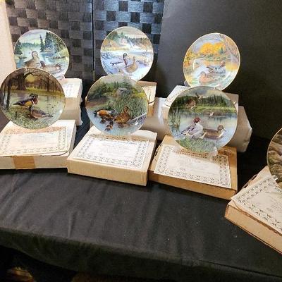 1980's Knowles Plate Collection - "Living With Nature:Jerner's Ducks" Series
