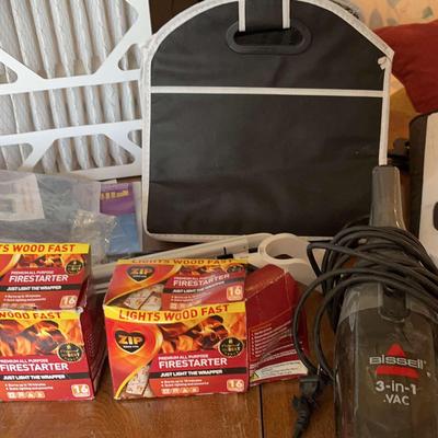 Car And Household Mystery Lot - Visor, Filter, Vacuum, Windshield Cover, Fire starters & More