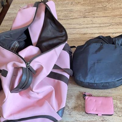 Glenroyal Chic Large Pink Bag, Rain Poncho & Small Pink Clutch