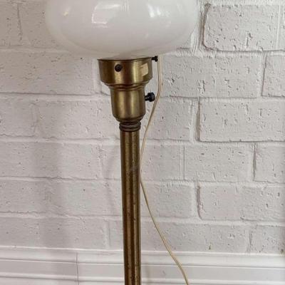 Brass Lamp And Trinket Box With Fawn