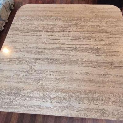 Large Faux Marble Coffee Table 