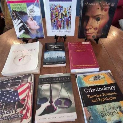 Assorted Psychology And Criminology Books