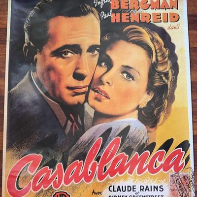 Casablanca Poster, Breakfast At Tiffany’s Poster, And Judy Garland Paper Doll