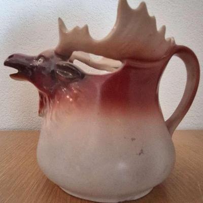 Vintage Ceramic Moose Creamer Jug Made In Austria