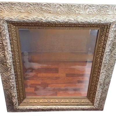 Mirror with Golden Ornate Frame