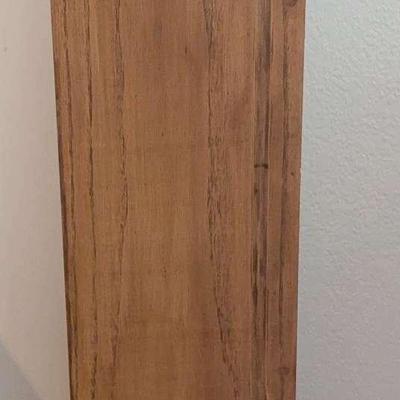 Engraved Wooden Shelf To Hang On Wall