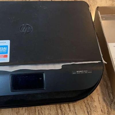 Hp Envy 4520 Wireless All-in-One Color Photo Printer & Hanging Plastic Shelf