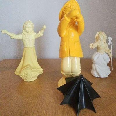 Vintage AVON "Skip-A-Rope", "Tug-A-Brella", and "Little Bo Peep" Cologne Bottles