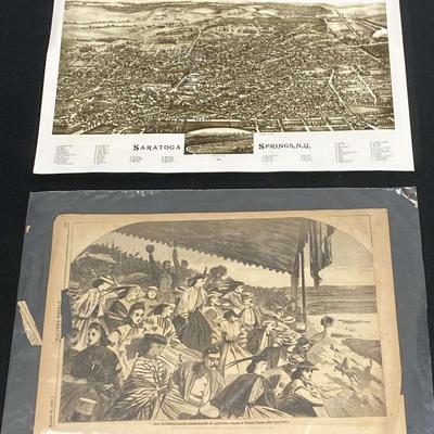 Vintage Saratoga Prints 