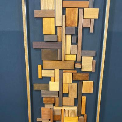 3D Library Wood Art 