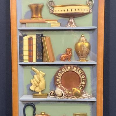 3D Hanging Art - Bookcase