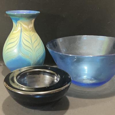 Blue Art Glass