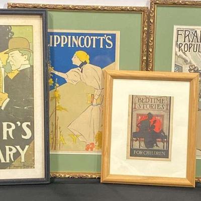 Framed Prints - Vintage Magazines Covers 