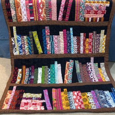 Handmade Library Quilt