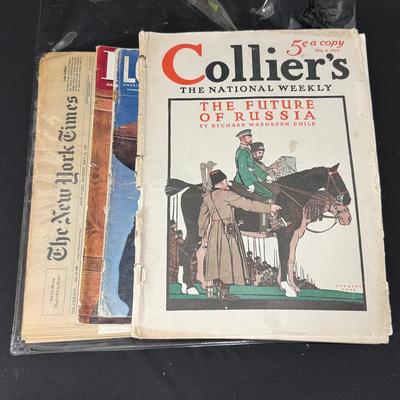 Vintage Magazines And Newspaper